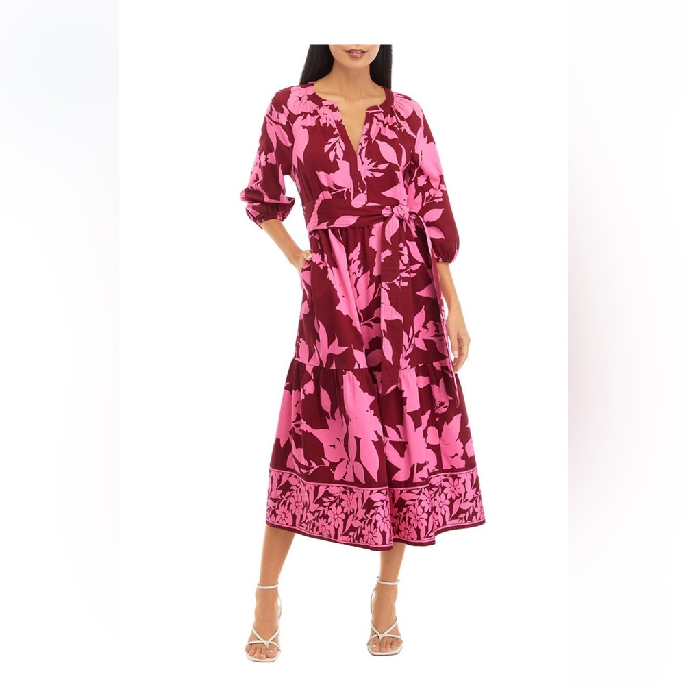 Floral Crown &Ivy Peasant dress